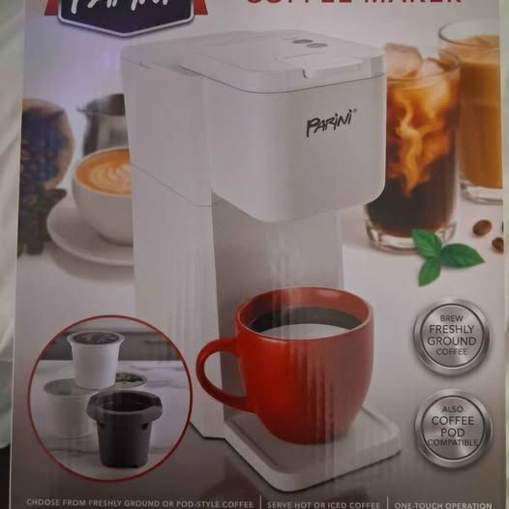 PARINI 2-in-1 single-serve COFFEE MAKER